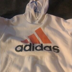 Adidas hoodie size 2x white